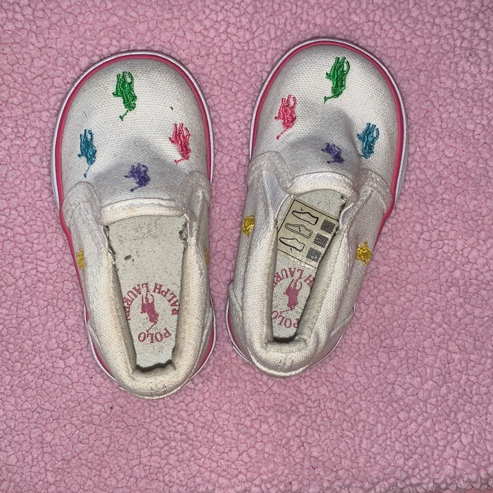 Ralph Lauren Polo Logo infant shoes